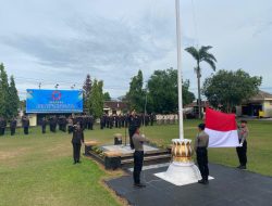 Polres Way Kanan Gelar Upacara Peringati Hari Sumpah Pemuda Ke-97