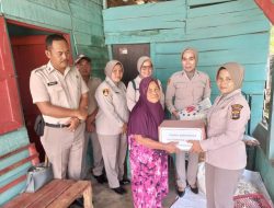 ASN dan Sidokkes Polres Way Kanan Gelar Giat Bantuan Sosial