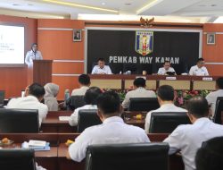 Pemkab Way Kanan Terima Kunjungan Tim KPK-RI