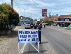 Satlantas Polres Way Kanan Gelar Razia Gabungan