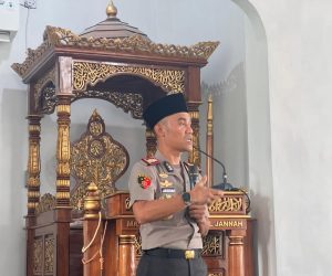 Kapolres OKU Selatan Laksanakan Program SAJADAH di Masjid Ar Raudatul Jannah Muaradua