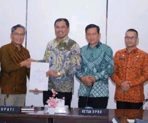 BUPATI ABUSAMA SAMBUT BAIK KEHADIRAN TIM PEMERIKSA DARI BPK RI