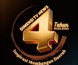 DIMENSI TV NEWS RAYAKAN ULANG TAHUN KE-4, TEKAN KOMITMEN BERITA BERKUALITAS