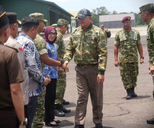 Bupati Ayu Asalasiyah Sambut Kunker Menhan RI