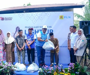 Listrik Gratis, PLN UID S2JB Kembali Nyalakan 136 Rumah Warga Melalui Program Light Up The Dream