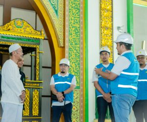 Jelang Salat Idul Fitri, PLN Pastikan Listrik Andal di Masjid Utama Palembang