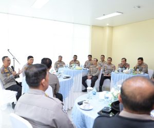 Kapolda Sumsel Gelar Coffe Morning dan Anev Kinerja PJU