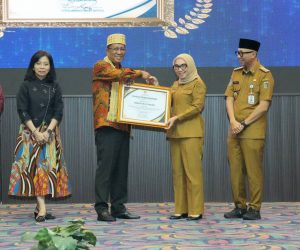 Bupati Way Kanan Hadiri Peresmian Posbakum Desa Dan Kelurahan Se-Lampung