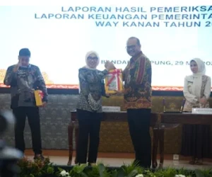 Konsisten Jaga Akuntabilitas, Pemkab Way Kanan Raih Opini WTP ke-16 Secara Berturut-turut