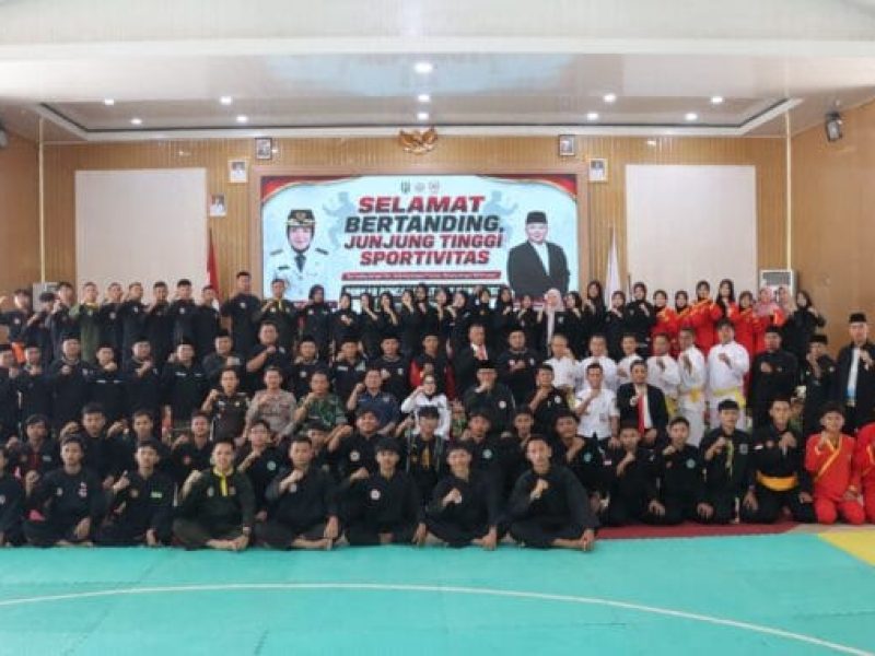 Bupati Way Kanan Buka PORKAB Pencak Silat