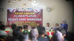 Bupati Way Kanan Resmikan Kampung Bebas Narkoba