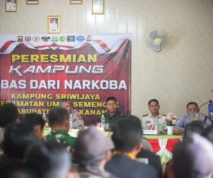 Bupati Way Kanan Resmikan Kampung Bebas Narkoba