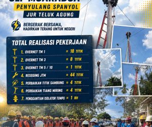 Tingkatkan Kehandalan Sistem Kelistrikan, PLN ULP Muaradua Gelar Pemeliharaan ROW dan HAR Konstruksi Gabungan