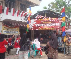 Pedagang dan Pengelola Pasar Lama Kompak Gelar Lomba Rayakan HUT RI Ke – 81